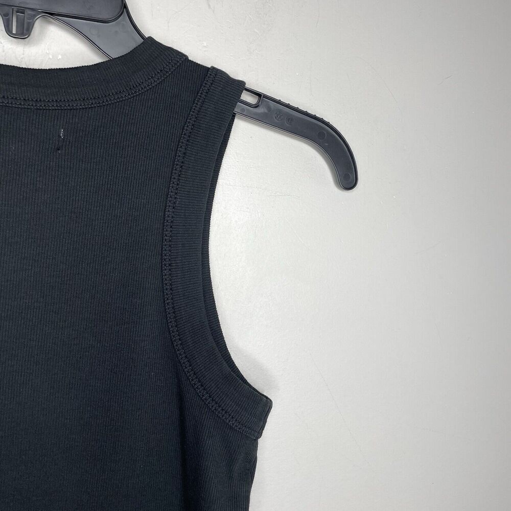 NWT! Madewell Black Ribbed Crop Tank Size XS - Picture 9 of 15